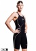 Women's competition swimsuit SpeedoFastskin LZR Racer X Closedback Kneeskin Black/Gold