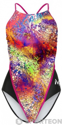 Women's swimwear Michael Phelps Kiraly Lady Open Back Multi/Black