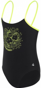 Girl's swimsuit Aqua Sphere Yumi Aqua First Girl Black/Bright Green