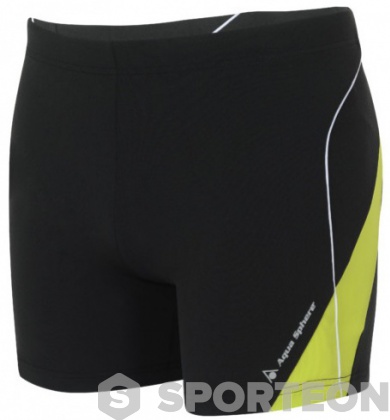 Men's swimsuit Aqua Sphere Dario Repreve Black/Bright Green