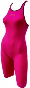 Women's swimwear Finis Fuse Open Back Kneeskin Hot Pink