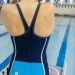 Women's competition swimsuit Finis Rival Closed Back Kneeskin Navy/Aqua