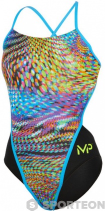 Women's swimwear Michael Phelps Snake Open Back Multicolor/Black