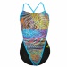 Women's swimwear Michael Phelps Snake Open Back Multicolor/Black