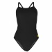 Women's swimwear Michael Phelps Solid Mid Back Black