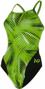 Women's swimwear Michael Phelps Mesa Mid Back Green