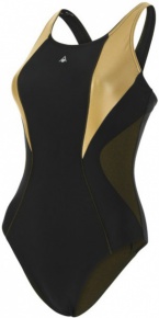 Women's swimwear Aqua Sphere Chelsea Vita Black/Gold