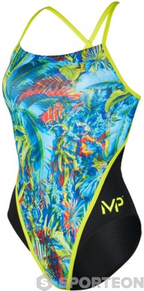 Women's swimwear Michael Phelps Oasis Racing Back Multicolor/Black