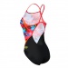 Women's swimwear Michael Phelps Foggy Racing Back Multicolor/Black