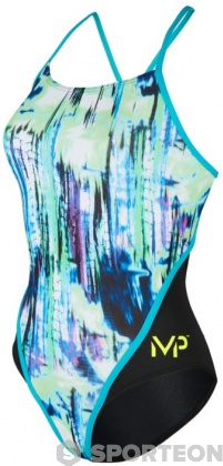 Women's swimwear Michael Phelps Freeze Racing Back Multicolor/Black