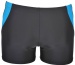 Men's swimsuit Arena Byor Short Deep Grey/Turquoise/White