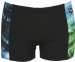 Men's swimsuit Arena Cyber Short Black/Sea Blue