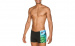 Men's swimsuit Arena Cyber Short Black/Sea Blue