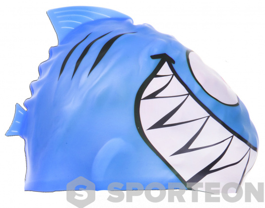 BornToSwim Shark Junior Swim Cap