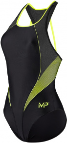 Women's swimwear Michael Phelps Hanoi Black/Bright Yellow