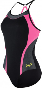 Women's swimwear Michael Phelps Kuta Black/Bright Pink