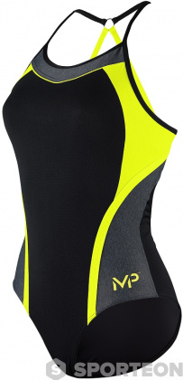 Women's swimwear Michael Phelps Kuta Black/Bright Yellow