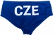 Men's swimsuit BornToSwim CZE Brief Blue