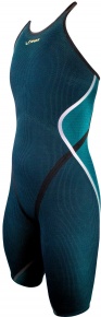 Women's competition swimsuit Finis Rival 2.0 Open Back Kneeskin Teal