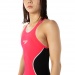 Women's competition swimsuit Speedo Fastskin LZR Pure Intent Closedback Kneeskin Psycho Red/Black/Silver