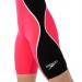 Women's competition swimsuit Speedo Fastskin LZR Pure Intent Closedback Kneeskin Psycho Red/Black/Silver