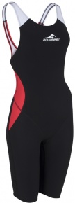 Women's competition swimsuit Aquafeel N2K Closedback I-NOV Racing Black/Red