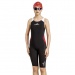 Women's competition swimsuit Aquafeel N2K Closedback I-NOV Racing Black/Red