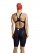 Women's competition swimsuit Aquafeel Neck To Knee Oxygen Racing Black