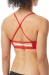 Women's swimwear Tyr Solid Trinity Top Red