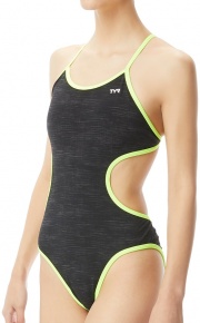 Women's swimwear Tyr Sandblasted Monofit Black