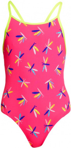 Girl's swimsuit Funkita Fly Dragon Diamond Back One Piece Girls