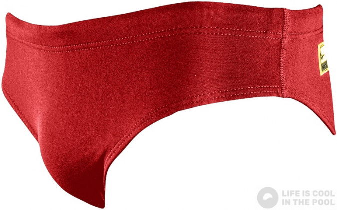 Boy's swimsuit Finis Youth Brief Solid Red