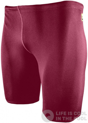 Boy's swimsuit Finis Youth Jammer Solid Cabernet