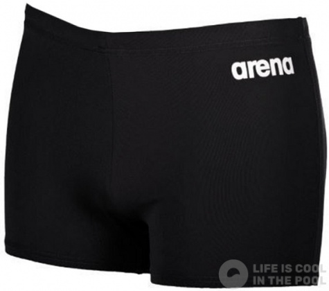 Boy's swimsuit Arena Solid Short Junior Black/White