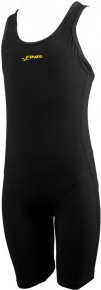 Women's swimwear Finis Fuse Open Back Kneeskin Junior Black