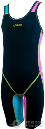 Women's swimwear Finis Fuse Open Back Kneeskin Junior Cotton Candy