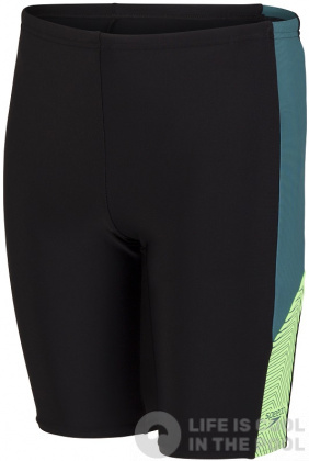 Boy's swimsuit Speedo Dive Jammer Boy Black/Swell Green/Zest Green