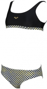 Girl's swimsuit Arena Meryl Top Two Pieces Junior Black/Multi