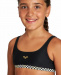 Girl's swimsuit Arena Meryl Top Two Pieces Junior Black/Multi