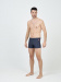 Men's swimsuit Aqua Sphere Essential Boxer Dark Grey/Coral