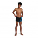 Men's swimsuit Speedo Allover V-Cut Aquashort Black/Pool