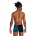 Men's swimsuit Speedo Allover V-Cut Aquashort Black/Pool