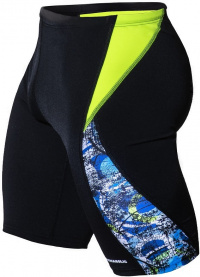 Men's swimsuit Swimaholic Jammer Black/Multi