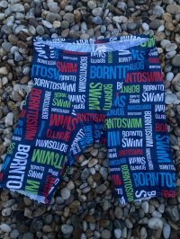 Men's swimsuit BornToSwim Logo Jammer Navy