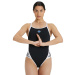 Women's swimwear Arena Icons Super Fly Back Solid Black/White