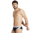 Men's swimsuit Arena Icons Swim Brief Solid Black/White