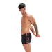 Men's swimsuit Speedo Tech Panel Aquashort Black/Fed Red/White