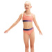 Girl's swimsuit Speedo Contrast Band 2 Piece Girl Soft Coral/Miami Lilac