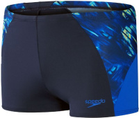 Men's swimsuit Speedo Eco Endurance+ Splice Aquashort True Navy/Cobalt/Blue/Lemon