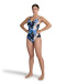 Women's swimwear Arena Bodylift Pamela Swimsuit Lightcross C-Cup Black/Multi